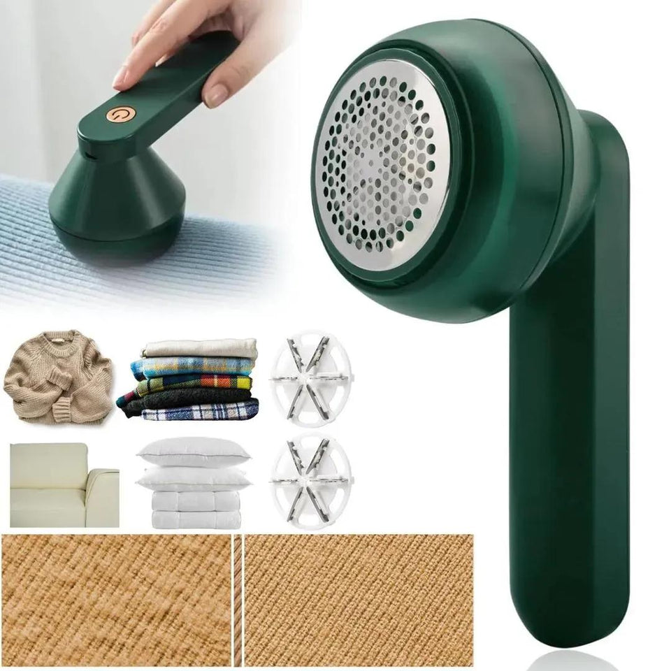 Electric Fabric Lint Remover – Portable Clothes Shaver & Fabric Fuzz Trimmer