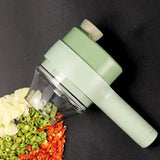 Multifunctional Electric Vegetable Chopper – Stainless Steel Blade Food Processor