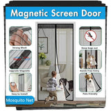 Magnetic Screen Door Mesh Curtain – Automatic Closing Fly & Insect Protection Door