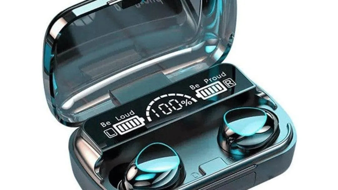 M10 Wireless Earbuds with Charging Case & Bluetooth 5.3