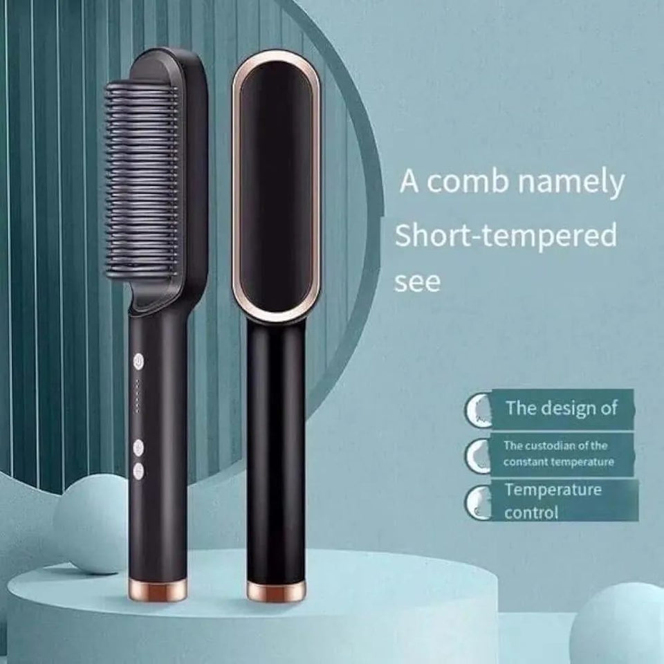 Fast Drying Hair Straightener Brush