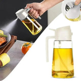 2-in-1 Oil Bottle – Stylish Kitchen Oil Dispenser & Pouring Bottle