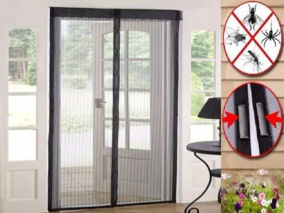 Magnetic Screen Door Mesh Curtain – Automatic Closing Fly & Insect Protection Door