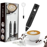USB Rechargeable 2-in-1 Coffee Frother & Beater – Electric Milk Foam Maker