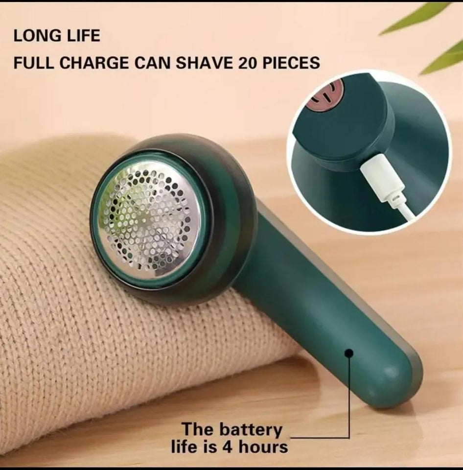 Electric Fabric Lint Remover – Portable Clothes Shaver & Fabric Fuzz Trimmer