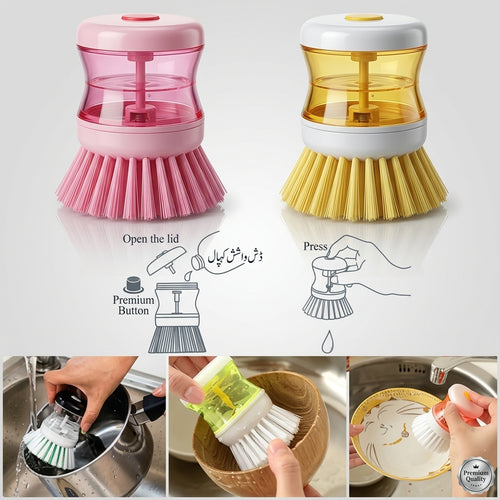 2-Pcs Kitchen Dishwashing Brush Set 🧽✨