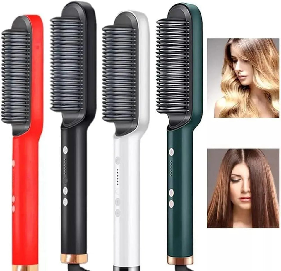 Fast Drying Hair Straightener Brush