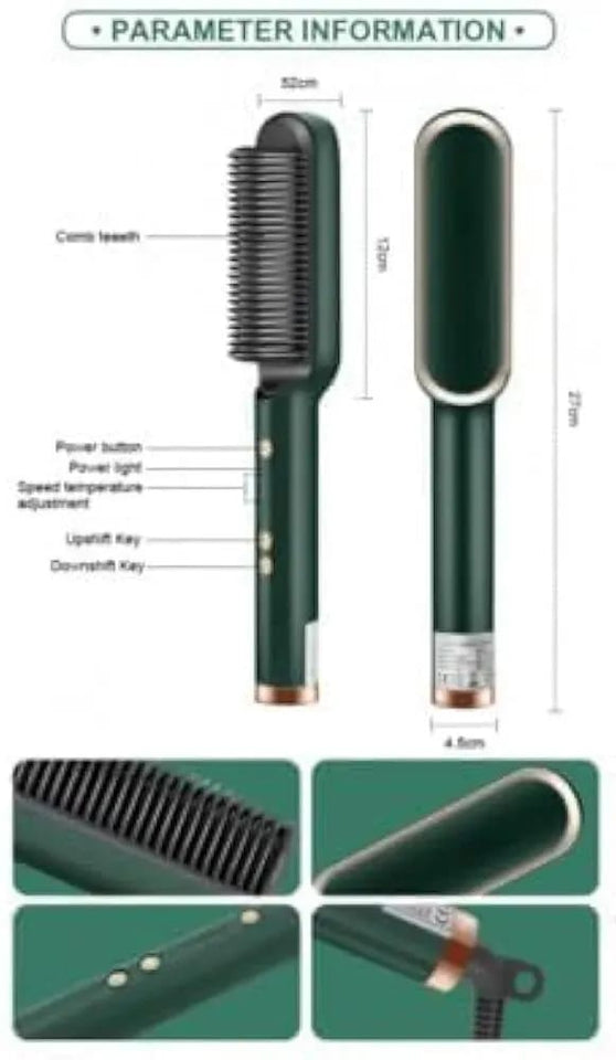 Fast Drying Hair Straightener Brush