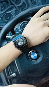 Richard  Black SKeleton Watch