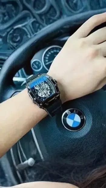 Richard  Black SKeleton Watch